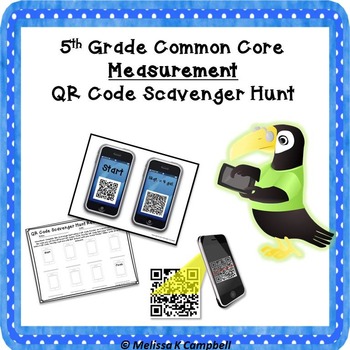 Preview of Measurement QR Code Scavenger Hunt