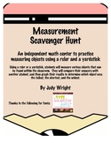 Measurement Scavenger Hunt: An Independent Math Center