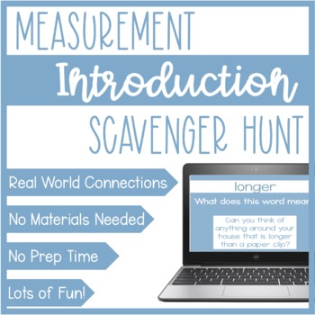 Preview of Measurement Scavenger Hunt | No Prep | Virtual & In Person