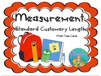 Measurement Standard Customary Length Task Cards: Common Core Aligned