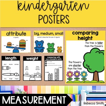 Preview of Measurement Anchor Charts and Posters - Length, Height, Weight, Capacity