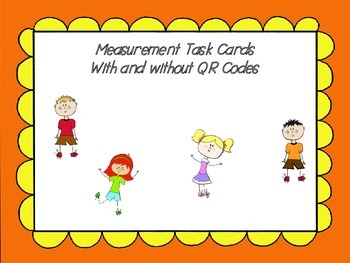 Preview of Measurement Task Cards 2 (QR Codes)