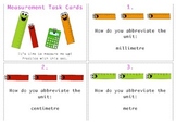 Measurement Task Cards (Distance Learning)