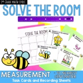 Measurement Task Cards 2nd Grade Solve the Room