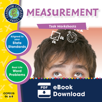 Preview of Measurement - Task Sheets Gr. 6-8