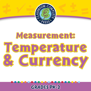 Preview of Measurement: Temperature & Currency - NOTEBOOK Gr. PK-2