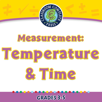 Preview of Measurement: Temperature & Time - NOTEBOOK Gr. 3-5