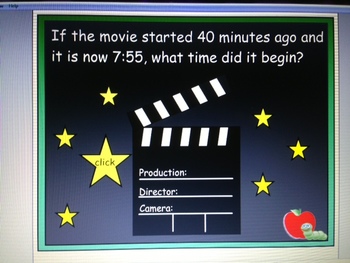 Preview of Measurement Test Prep SmartBoard for Grades 3 and 4