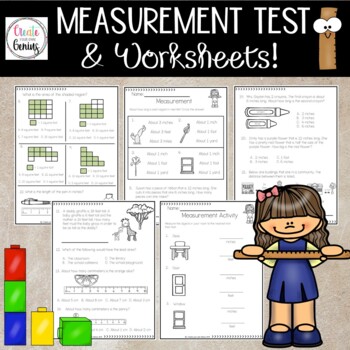 Measurement Test and Worksheets by Create Your Own Genius | TpT