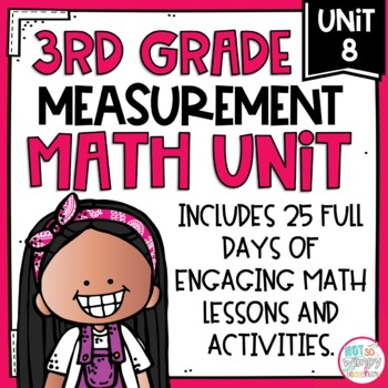 Preview of Measurement Math Unit with Activities for THIRD GRADE