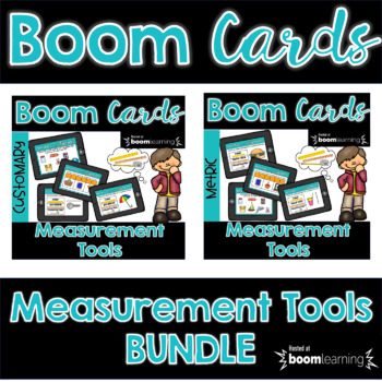 Preview of Measurement Tools BOOM Card BUNDLE | Distance Learning