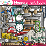 Measurement Clipart: Volume, Mass, Perimeter Tool Graphics {Glitter Meets Glue}