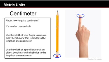 Preview of Measurement:  US Customary & Metric units