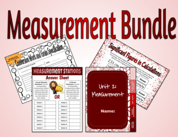 Preview of Measurement Unit Bundle
