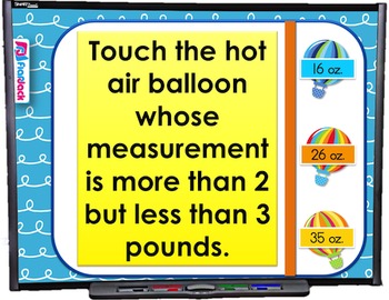Preview of Measurement Unit Conversions SMART BOARD Game (CSS 5.MD.A.1)