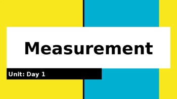 Preview of Measurement Unit (Life Skills Math)