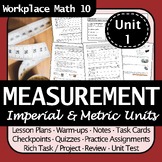 Measurement Unit Workplace Math 10 | Engaging, Differentia