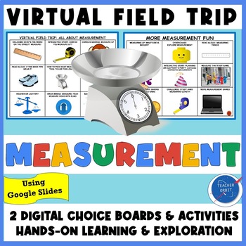 Preview of Measurement Virtual Field Trip Length Weight Measuring Math Digital Resource