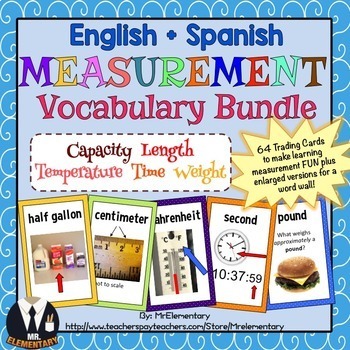 Preview of Measurement Vocabulary Bundle