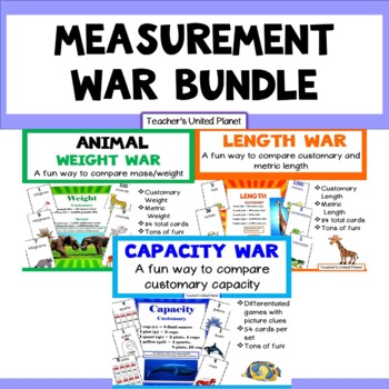 Preview of Measurement Game/Activities - Length, Capacity and Weight Bundle