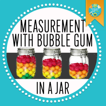 Preview of Measurement With Bubble Gum In A Jar:  (Clip Art)