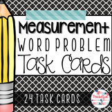 Measurement Word Problem TASK CARDS - 2.MD.5