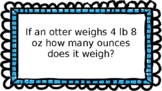 Measurement Word Problems (Metric and Customary)