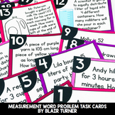 Measurement Word Problems Task Cards: 4th Grade Math Centers 4.MD.2