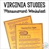 Virginia Studies Measurement Word Problems | Cross-Curricular