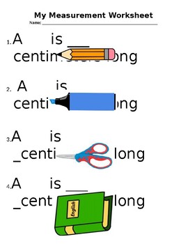 Preview of Measurement Worksheet