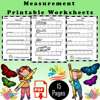 Measurement Worksheets - Measuring in Inches Worksheets
