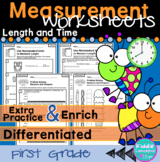 Measurement Worksheets First Grade - Length and Time