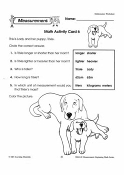 measurement worksheets word problems grades 1 3 by on