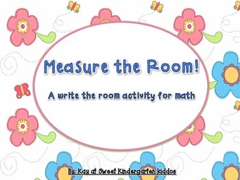 Preview of Measurement Write the Room Activity