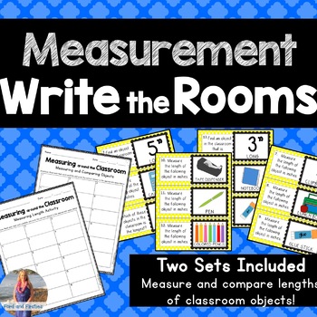 Preview of Measurement Write the Room Activity *Two Sets*