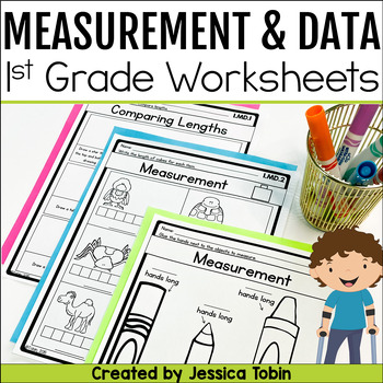 Preview of Measurement Worksheets, Telling Time Worksheets, Graphing, 1st Grade Activities