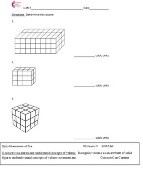 Measurement and Data 5.MD All Standards Fifth Grade Common ...