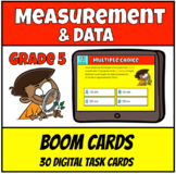 Measurement and Data Boom Cards (Grade 5)
