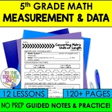 5th Grade Measurement and Data Guided Notes | Volume, Unit