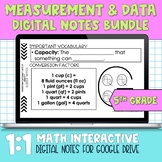 Measurement and Data Digital Notes