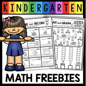Preview of Measurement and Data FREEBIES - Free Graphing and Measuring Worksheets