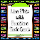 Measurement and Data Task Cards:  Line Plots with Fractions