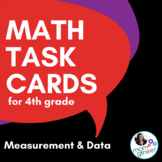 Measurement and Data Task Cards for 4th Grade