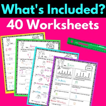 3rd Grade Measurement and Data Worksheets by The Lifetime Learner