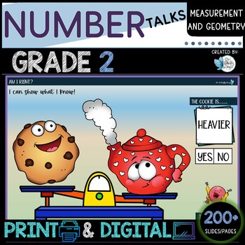 Preview of Measurement and Geometry Number Talks Grade 2