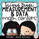 Measurement and Graphs Math Centers SECOND GRADE
