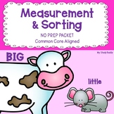 Measurement and Sorting Activities (Kindergarten Math)
