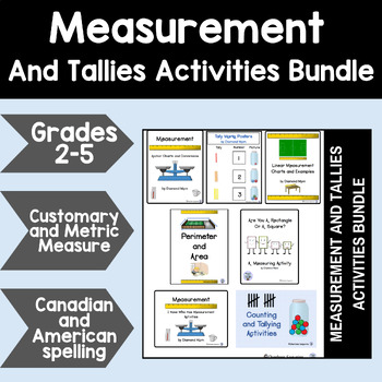 Preview of Measurement Activities And Measurement Games Metric And Customary Units Tallies 