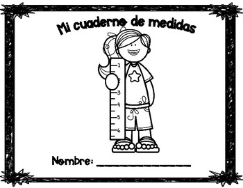 Preview of Measurement book in Spanish/ Mi cuaderno de medidas