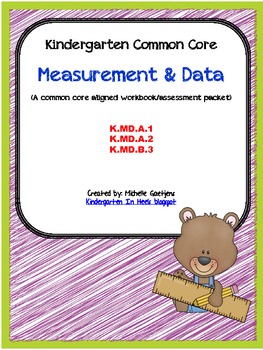 Preview of Measurement common core assessment and workbook